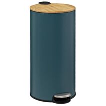 Poubelle de cuisine Modern Color Petrole Acier 30L