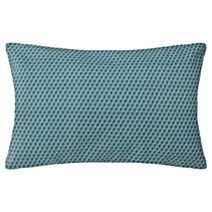 Coussin Motif Otto 30x50cm bleu canard - ATMOSPHERA