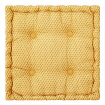 Coussin sol Otto 40x40x8cm ocre - ATMOSPHERA