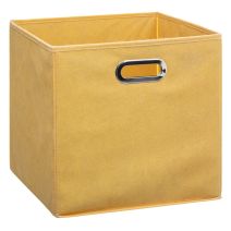 Cube de rangement 31 x 31 cm jaune - FIVES