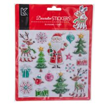 Stickers Noël Relief 17,5x18cm