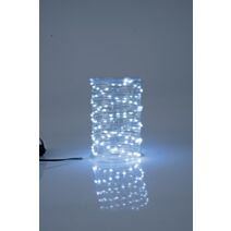 Guirlande Extérieure Copper 100 Micro LED Blanc Froid 10m