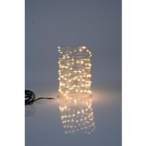 Guirlande Extérieure Copper 100 Micro LED Blanc Chaud 10m