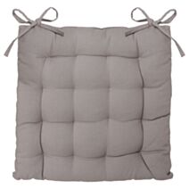 Galette chaise 38x38cm gris - ATMOSPHERA