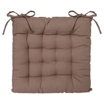 Galette chaise 38x38cm taupe - ATMOSPHERA
