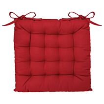 Galette chaise 38x38cm rouge - ATMOSPHERA