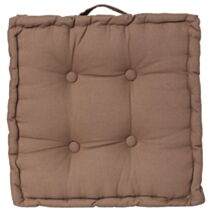 Coussin sol taupe 40x40x8cm - ATMOSPHERA
