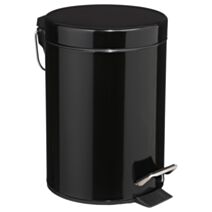 Poubelle métal 3L noir - 5 FIVE SIMPLY SMART