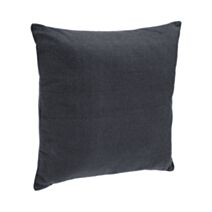 Coussin déhoussable 38x38cm gris foncé - ATMOSPHERA