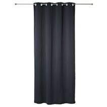 Rideau occultant 140x260cm gris foncé - ATMOSPHERA