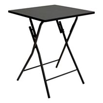Table pliante 60x60cm noir - 5FIVE