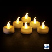 Bougie led chauffe plat blanc - ATMOSPHERA