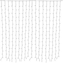 Décoration de Noël rideau extérieur solaire blanc froid - FEERIC