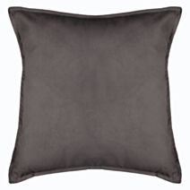 Coussin Lilou 55x55cm gris foncé - ATMOSPHERA