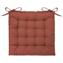 Galette chaise 38x38cm terracotta - ATMOSPHERA