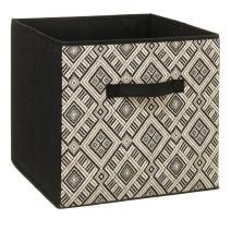 Boîte de rangement 31 x 31 cm éthnique