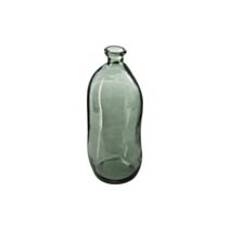 Vase bouteille Uly verre recyclé H35cm kaki - ATMOSPHERA