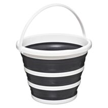 Seau rétractable 10L blanc/gris - 5 FIVE SIMPLY SMART