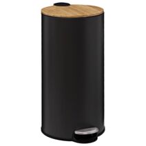 Poubelle de cuisine Modern Color Noir Acier 30L