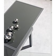 Table de jardin extensible 8 pers. Piazza verre gris