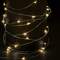 Guirlande éléctrique 100 Micro LED Blanc Chaud 10m