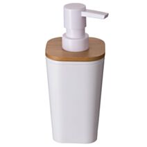 Distributeur savon Natureo plastique blanc - 5FIVE