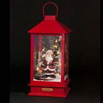 Lanterne père noël LED ms/neige 38cm - FEERIC LIGHTS & DREAMS