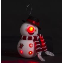 Suspension de Noël Bonhomme de Neige lumineux 