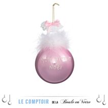 Boule de décoration "mon 1er Noël" 90 mm