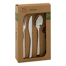 Ménagère Olympe inox 24 pièces - SG SECRET DE GOURMET