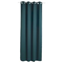 Rideau occultant 140x260cm bleu canard - ATMOSPHERA