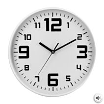 Horloge plastique Elian blanc D30 - ATMOSPHERA