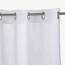 Voilage Fred 140x240cm blanc - ATMOSPHERA