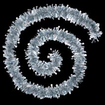 Guirlande de Noël étoile laser 100 x 6 x 2 m coloris argent