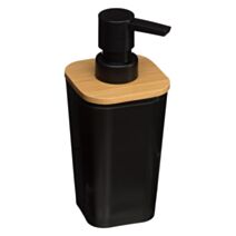 Distributeur savon Natureo plastique noir - 5FIVE