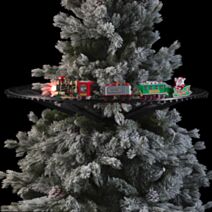 Train/sapin musical+led 88cm