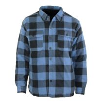 Kozak2 surchemise polaire db carreaux bleu/noir l