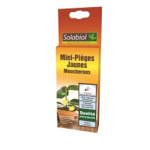 6 Mini-pièges jaunes moucherons - SOLABIOL 