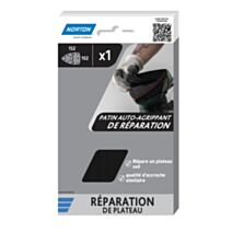 Patin auto-agrippant de réparation 102x152mm gris - NORTON