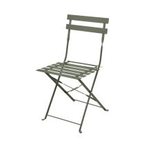 Chaise pliante kaki / acier