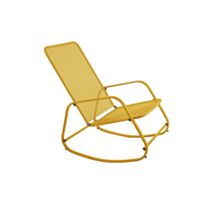 Rocking chair en acier jaune - KB8