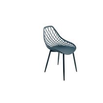 Chaise malte ajournee bleu polypro
