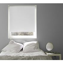 Store enrouleur tamisant uni blanc 60x190cm - MADECO