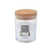 Bougie en pot couvercle Essentiel jasmin Ø7 x H9 cm - HOMEA