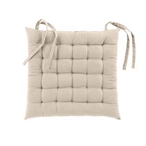 Assise 38 x 38 cm Twily lin - D.D'INTERIEUR