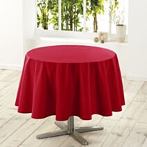 Nappe ronde Ø180 cm Essentiel rouge - D.D'INTERIEUR