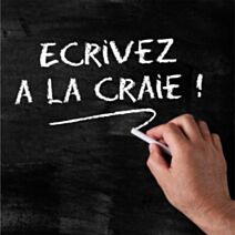 Adhésif décoratif effaçable tableau noir 0.45 x 2 m - D.D'INTERIEUR