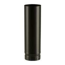 Tubage émaillé noir mat Longueur 0,5 m