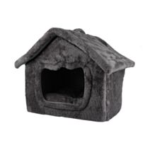 Maison Petit Chien Chat Daily 45x39x44cm Gris