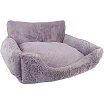 Canapé Chien Solly 50x40x25cm Gris